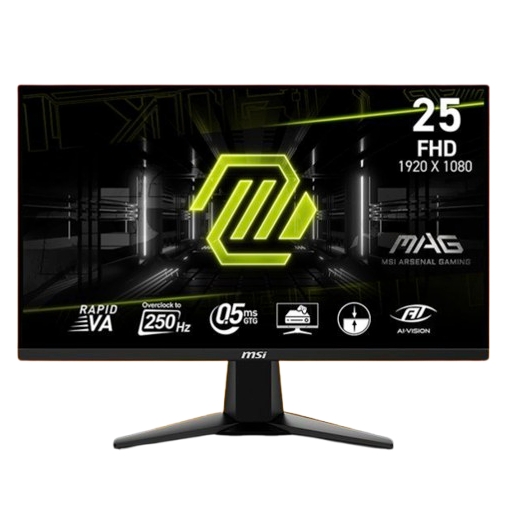 20点开始、百亿补贴：MSI 微星 MAG255XFV 25英寸VA显示器（1920*1080、250Hz、0.5ms、