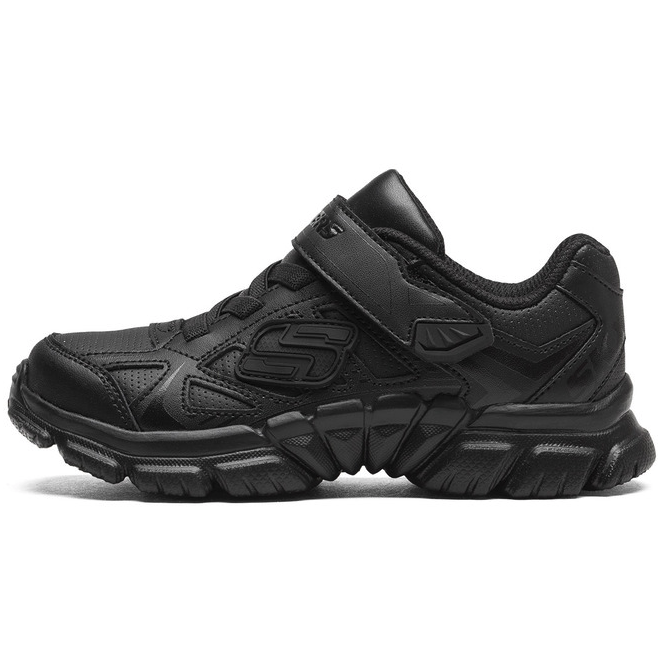 SKECHERS 斯凯奇 Tough Trax 儿童休闲运动鞋 998095L/BBK 全黑色 35码 100元