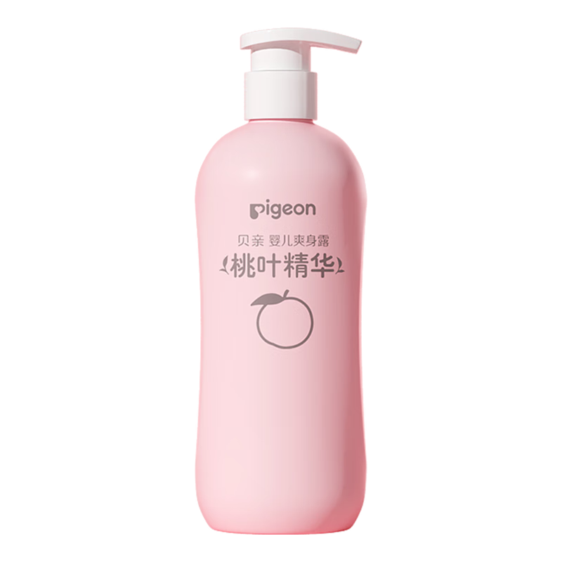 贝亲（Pigeon）桃叶精华 婴儿液体爽身露 家庭装 四季通用 480ml IA286 39.6元（