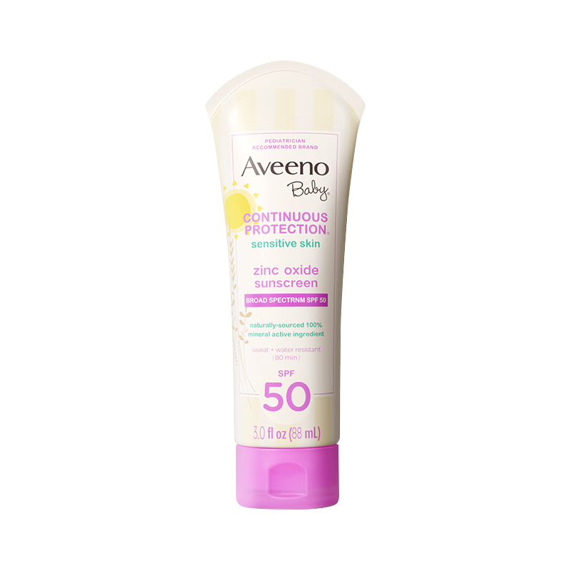 Aveeno 艾惟诺 婴儿多效温和防晒霜 88ml*2件 58.68元包邮（合29.34元/件，需用券