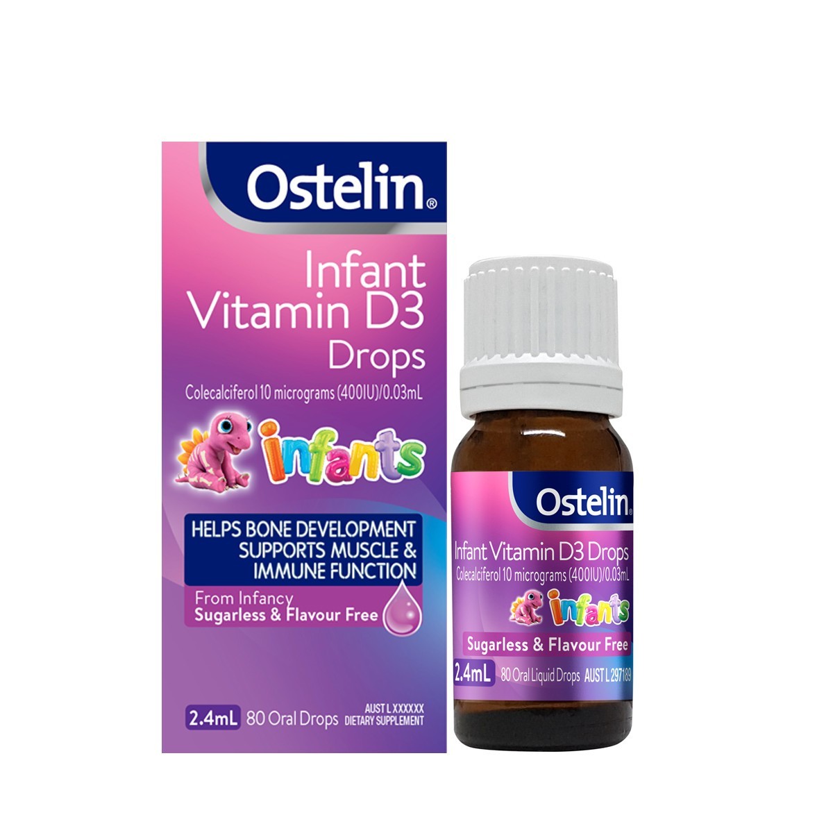 Ostelin 奥斯特林 婴幼儿维生素D3滴剂 2.4ml 39元（需买4件，共156元包税包邮，