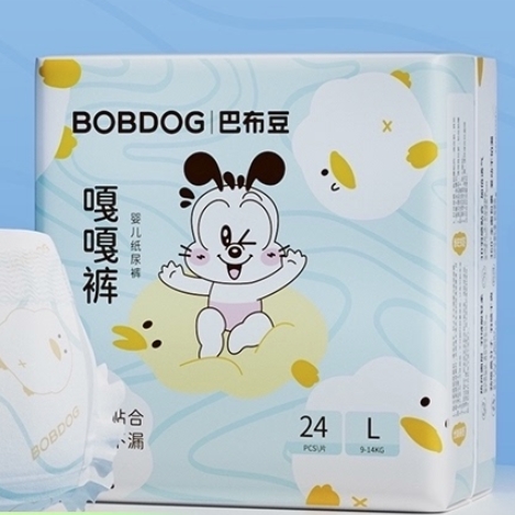 88VIP：BoBDoG 巴布豆 嘎嘎裤 婴幼儿纸尿裤 XL44片 31.2元（需买2件，需用券）