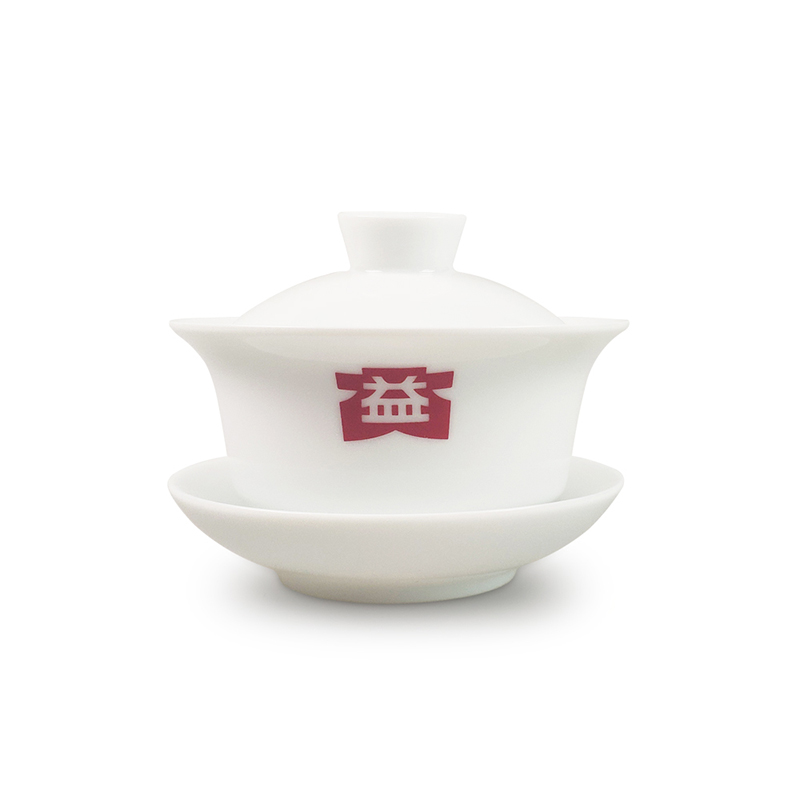 TAETEA 大益 茶具 益工坊德化白瓷盖碗茶杯三才碗茶具 28.1元（需用券）