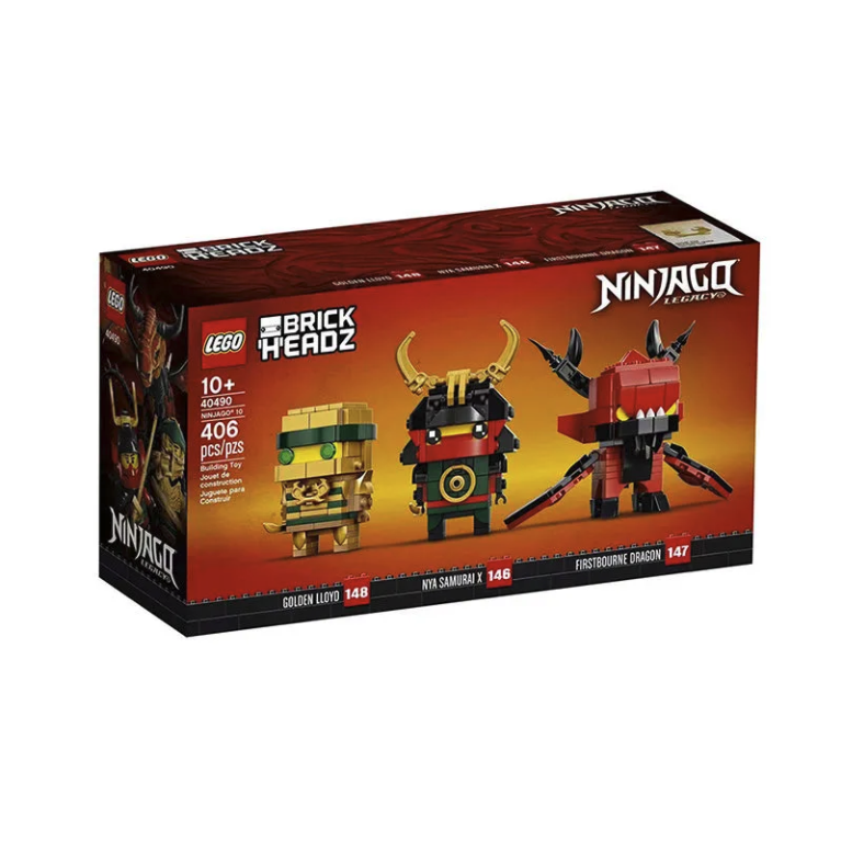 百亿补贴：LEGO 乐高 Ninjago幻影忍者系列 40490 幻影忍者十周年方头仔 140元