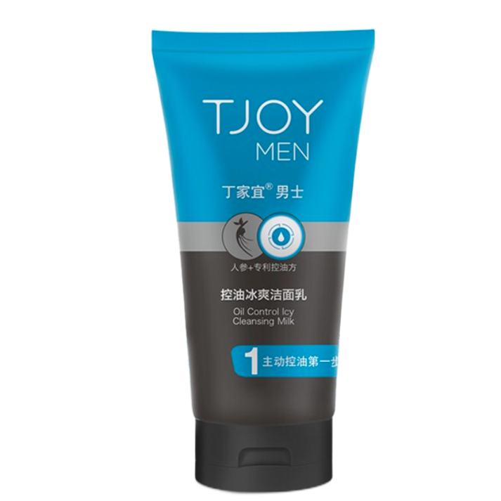 移动端：TJOY 丁家宜 男士控油冰爽洁面乳 120g 18.8元