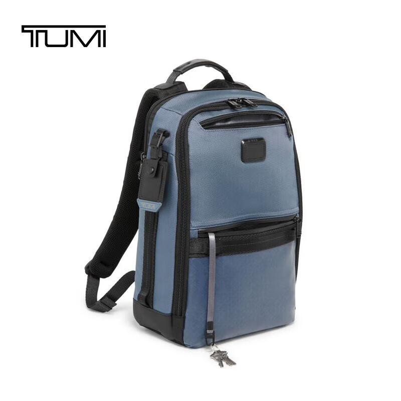 TUMI 途明 ALPHA BRAVO系列男士商务旅行高端时尚双肩包0232789NVB内华达蓝 3340元