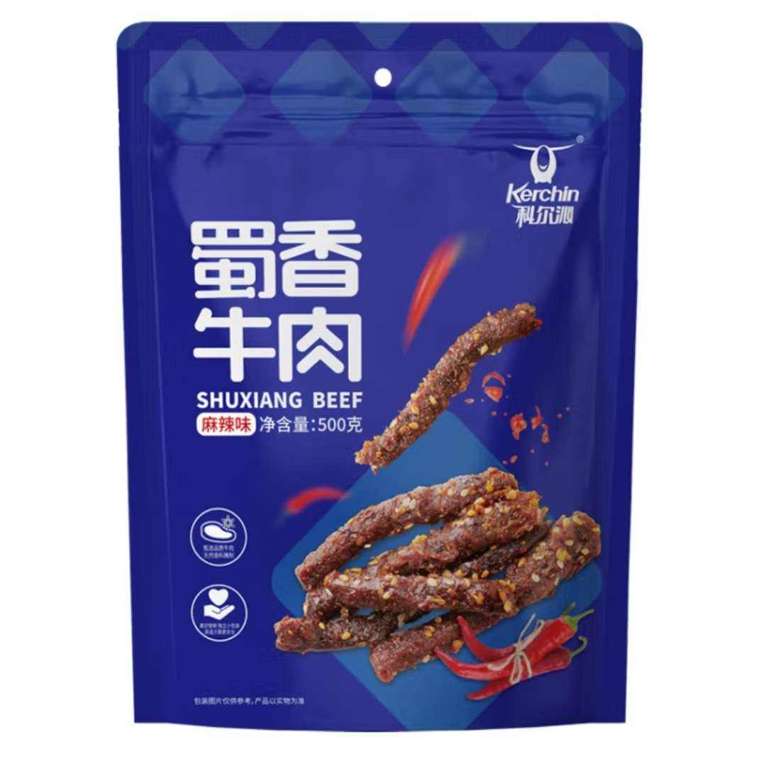 京东百亿补贴：科尔沁麻辣牛肉 麻辣味 500g 蜀香牛肉 33.7元包邮