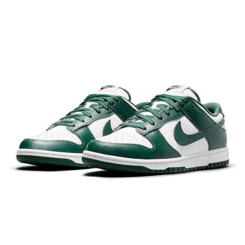 NIKE 耐克 YY胜道体育 Dunk Low Retro白绿 防滑耐磨 舒适百搭 483.11元