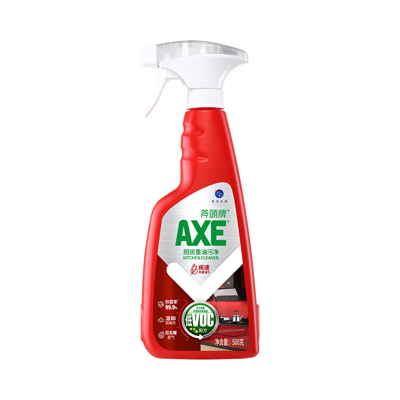 88VIP：AXE 斧头 牌 晶怡厨房重油污净 红石榴 油污清洁剂 500g 12.25元