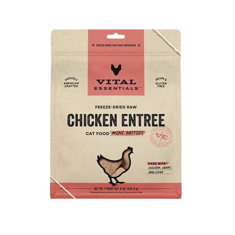 Vital Essentials vitalessentials猫粮ve冻干猫主食全价生骨肉 ￥234