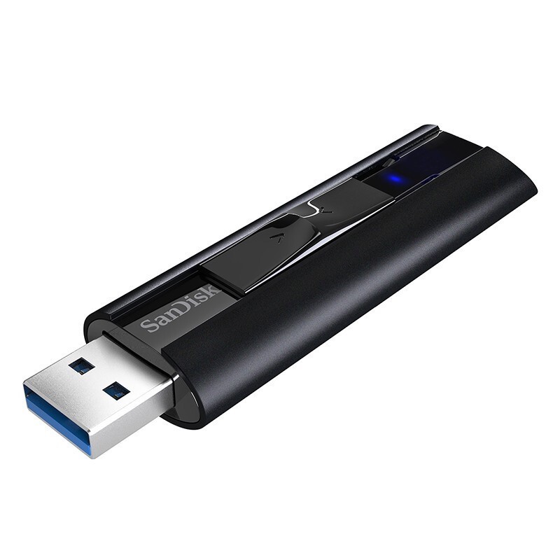 SanDisk 闪迪 至尊超极速系列 CZ880 USB 3.2 Gen 固态U盘 黑色 512GB USB 389元（需用