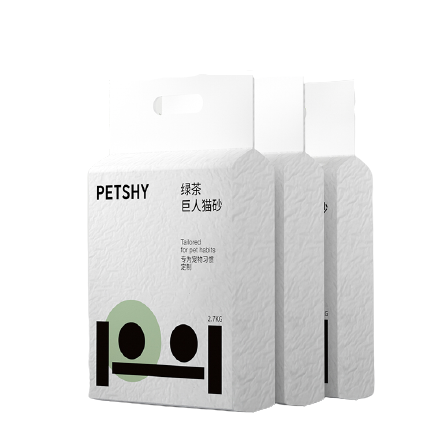 88VIP：petshy 巨人混合猫砂 2.7kg*3 52元（需用券）