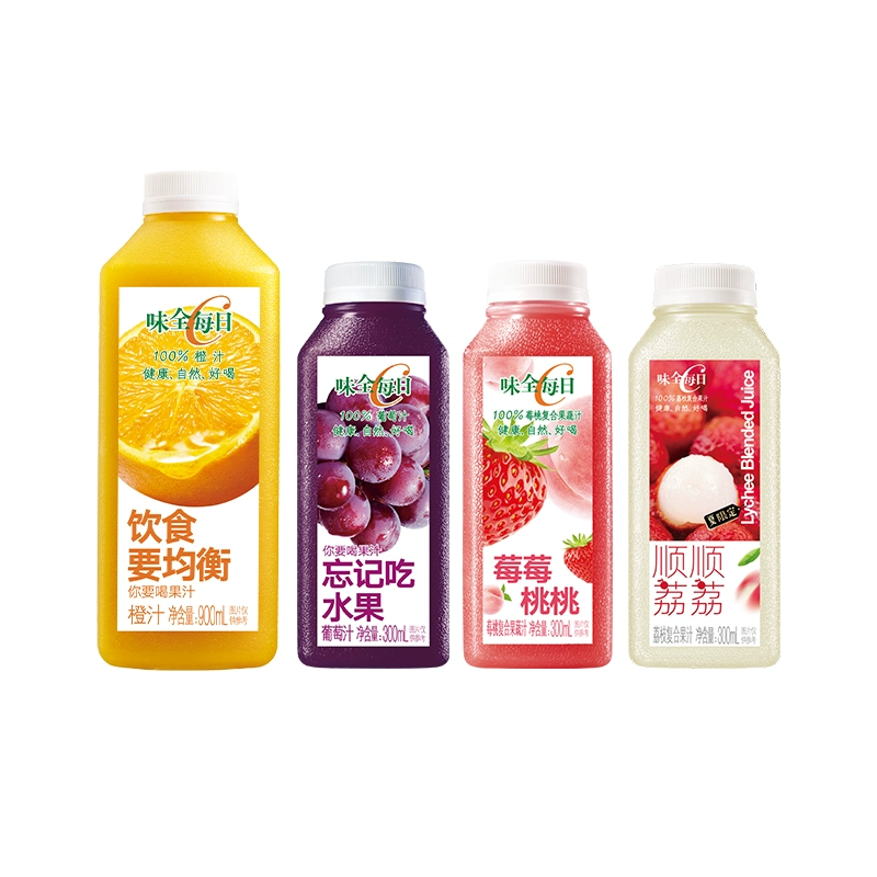 WEICHUAN 味全 每日C果蔬汁300ml*9瓶+青柠果汁饮料900ml*1瓶 ￥59.9