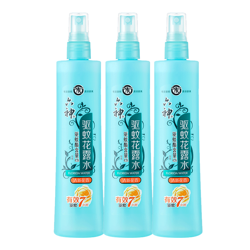 六神 喷雾系列 驱蚊花露水 180ml*3瓶 25.99元包邮(需领券)