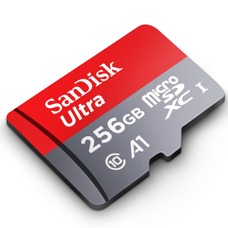 plus:闪迪 256GB TF MicroSD 内存卡 A1 U1 C10 至尊高速移动版存储卡 读速150MB/s 手机