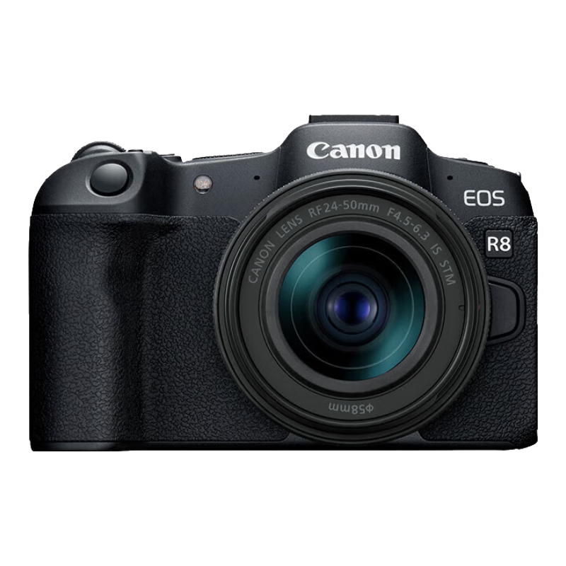 PLUS会员：Canon 佳能 EOS R8 全画幅 微单相机 黑色 24-50mm F6.3 单头套机 8624.05元