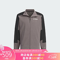 adidas 阿迪达斯 男子 户外系列 W.RDY SFTSHL J 运防风夹克 IP0734 A/2XL 碳灰 ￥240