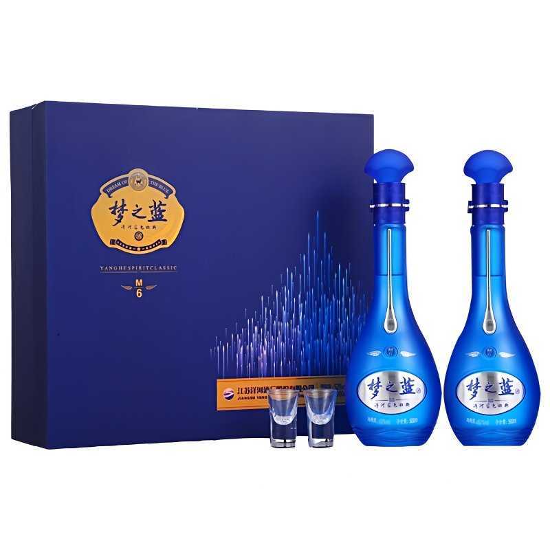 YANGHE 洋河 梦之蓝M6 52%vol 浓香型白酒 500ml*2礼盒装 835元