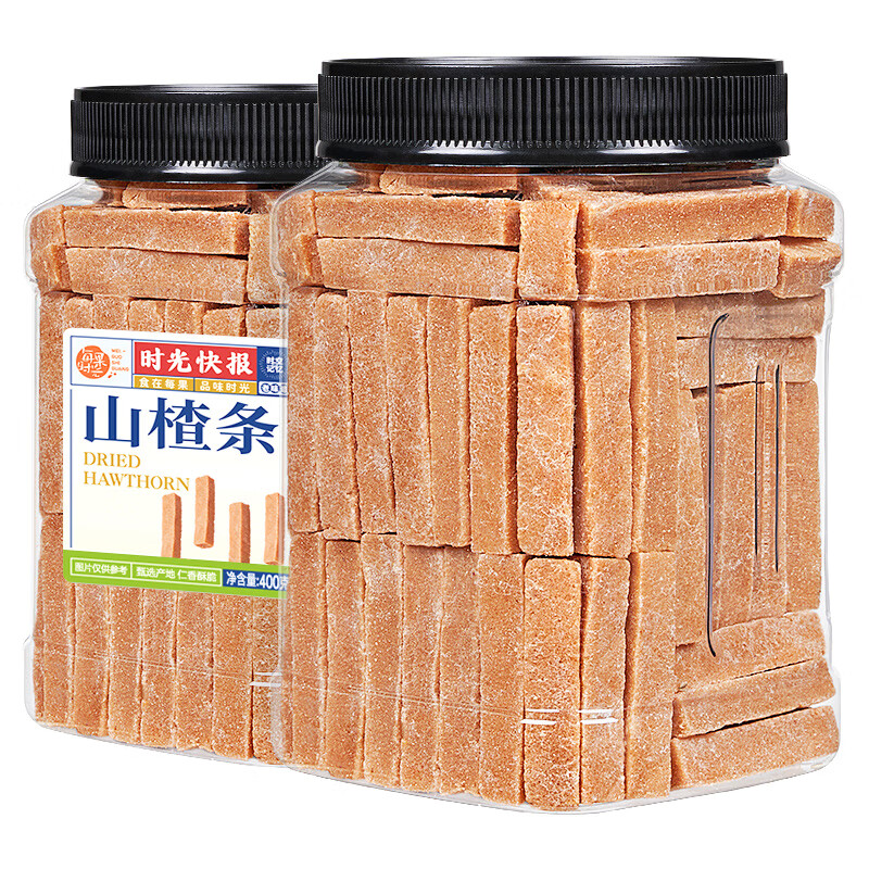 每果时光 山楂条400g 6.98元