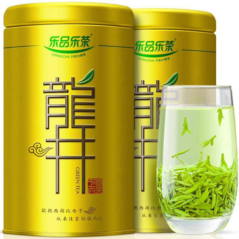 乐品乐茶 绿茶 一级 250g 豆香型 139.27元