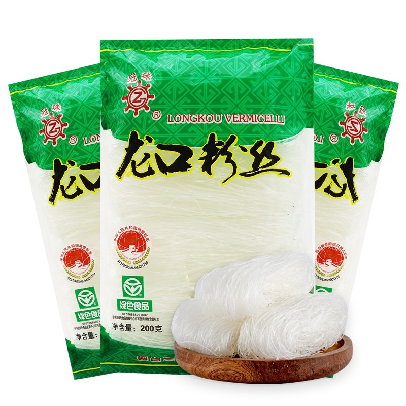 冠珠 龙口绿豆粉丝 180g*3包 7.8元（需用券）