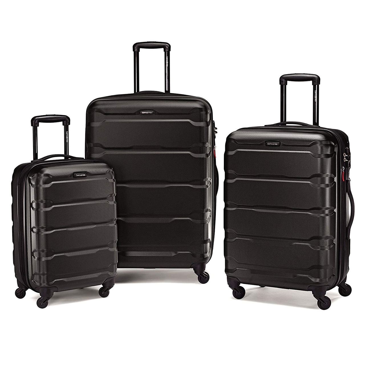 【含税直邮】Samsonite 新秀丽 硬壳黑色行李拉杆箱3件套 20+24+28寸 到手价￥233