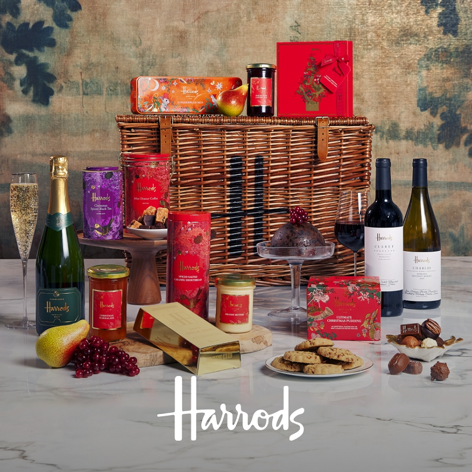 Harrods：圣诞礼篮上新！糖果、饼干 好看又好吃 定价优势