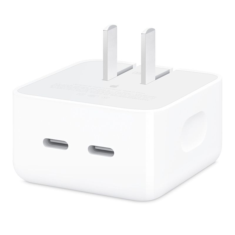 百亿补贴：Apple 苹果 原装35W双口USB-C电源适配器快充头充电器 273元