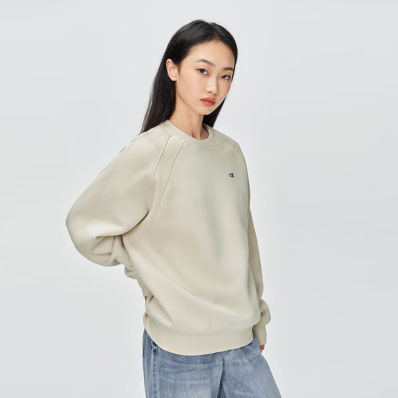 Lee 圆领印花Logo插肩袖设计男女同款长袖卫衣 204.5元（需用券）