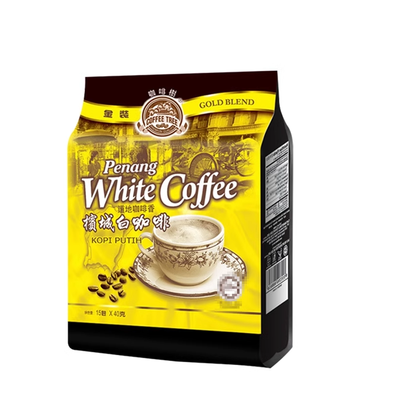 CoffeeTree 咖啡树 COFFEE TREE 咖啡树 槟城三合一速溶白咖啡 600g 20g 29.8元