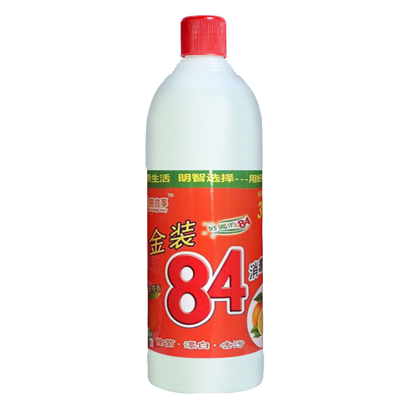 有券的上：LITTLE ORANGE STORY 小橙故事 次氯酸84消毒液 500ml*1瓶 3.9元 包邮（双