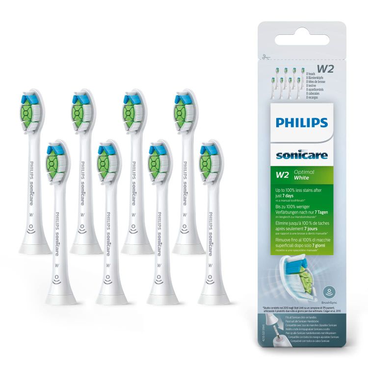 移动专享：PHILIPS 飞利浦 Sonicare 正品替换刷头 Optimal White HX6068/12，变色少2倍