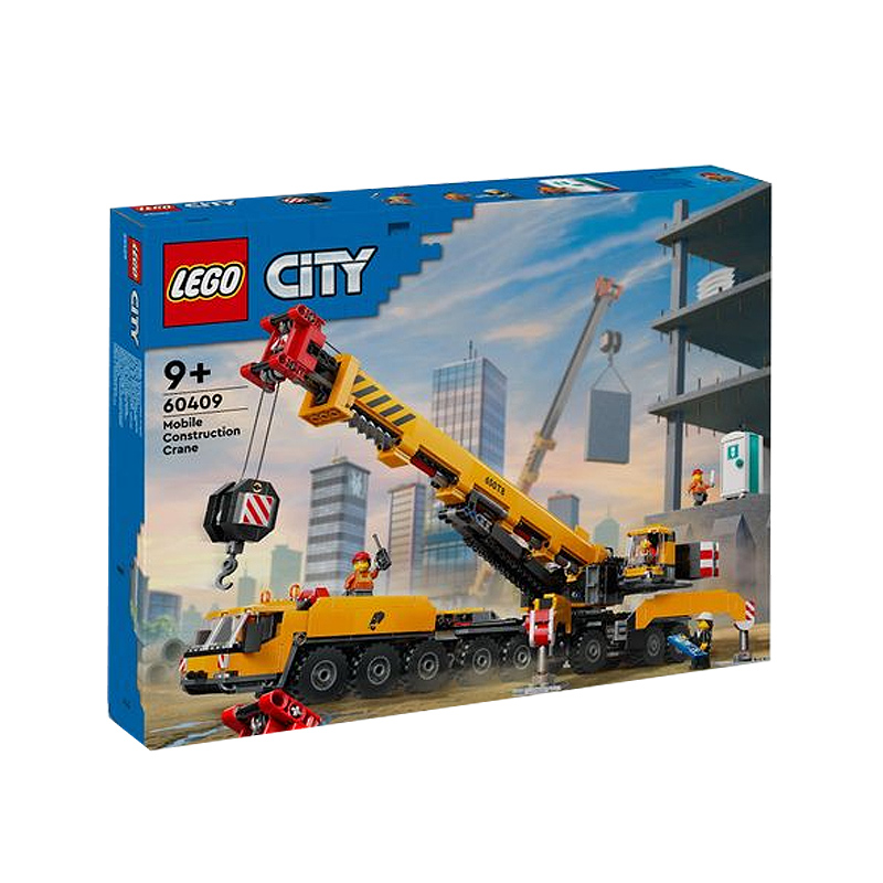 LEGO 乐高 60409 黄色移动式工程起重机 拼装积木玩具 581.4元