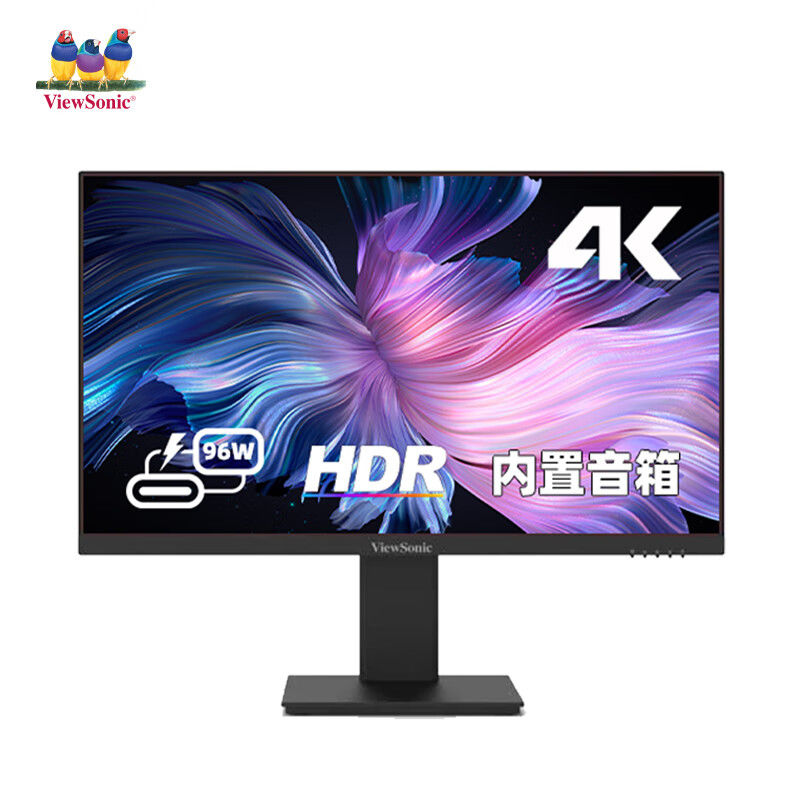 百亿补贴：ViewSonic 优派 VX2731-4K-MHDU 27英寸IPS显示器（3840*2160、60Hz、Type-C 96W