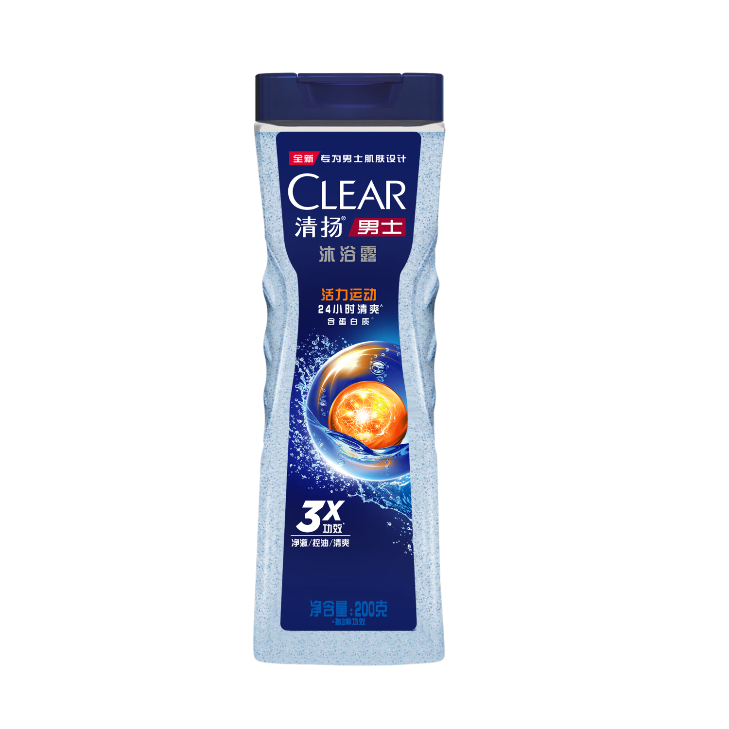 PLUS会员：清扬 CLEAR 沐浴露 男士平衡控油 活力运动型 200g 20.7元（折6.9元/件