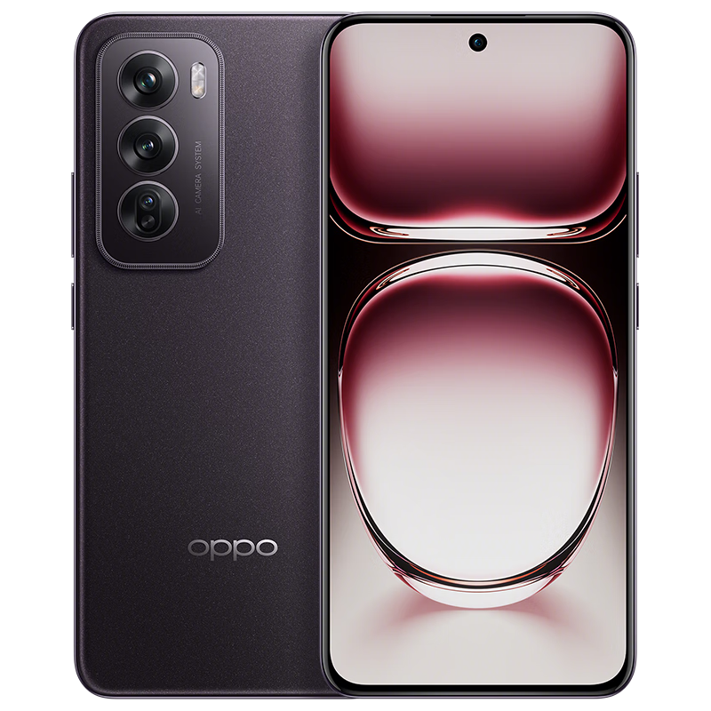 Plus会员：OPPO Reno12 超美小直屏 安卓Live图 天玑旗舰芯 12GB+256GB 乌木黑 游戏