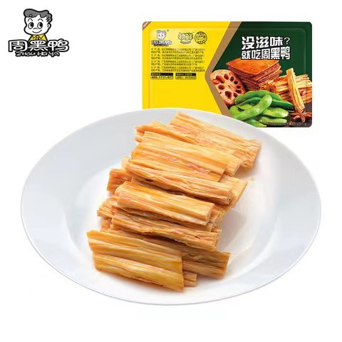 周黑鸭 ZHOUHEIYA）锁鲜 卤腐竹130g （任选5盒 ） 7.64元（需买5件，需用券）