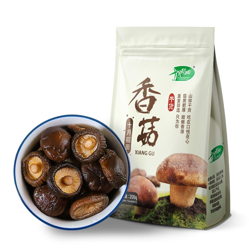 SHI YUE DAO TIAN 十月稻田 香菇 200g 12.58元（需用券）