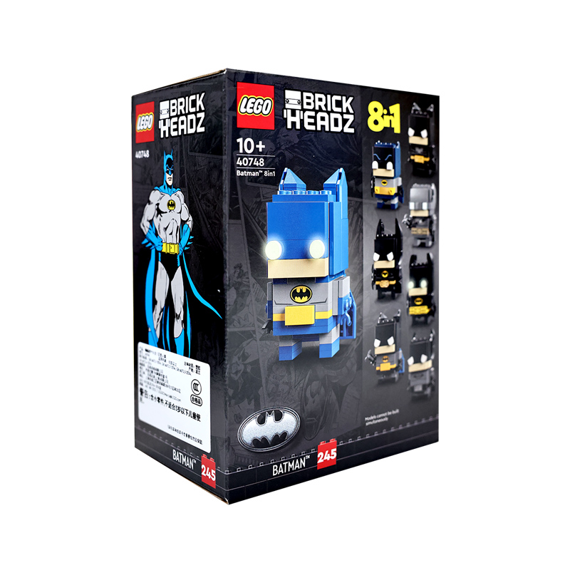 LEGO 乐高 方头仔 40748 蝙蝠侠 8合1 拼插积木 141.55元