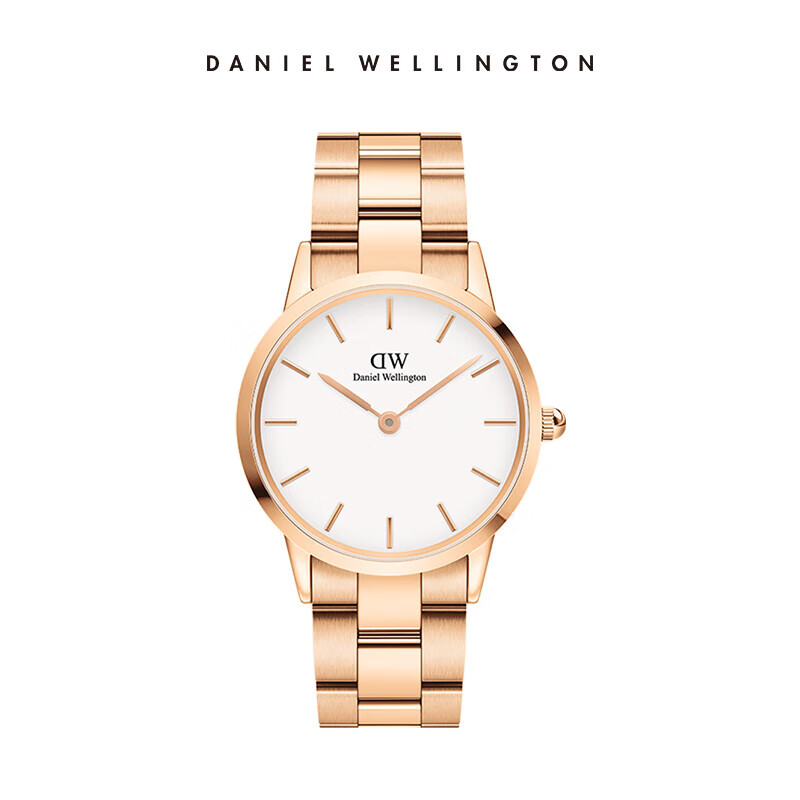 丹尼尔惠灵顿（DanielWellington）DW 36mm白盘金色钢带男士腕表 329.01元