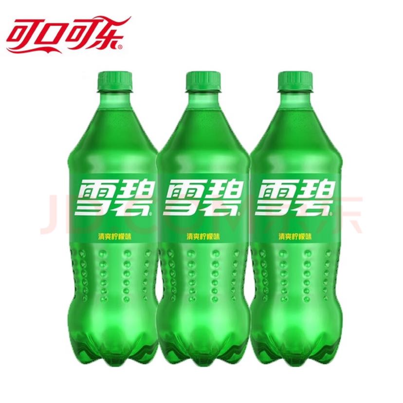 Sprite 雪碧 可口可乐（Coca-Cola）汽水碳酸饮料整箱装大瓶 家庭分享装888ml瓶