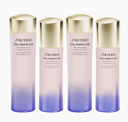 88VIP！SHISEIDO 资生堂 悦薇珀翡亮肤水乳滋润型（75ml+50ml）*2组 ￥292.6