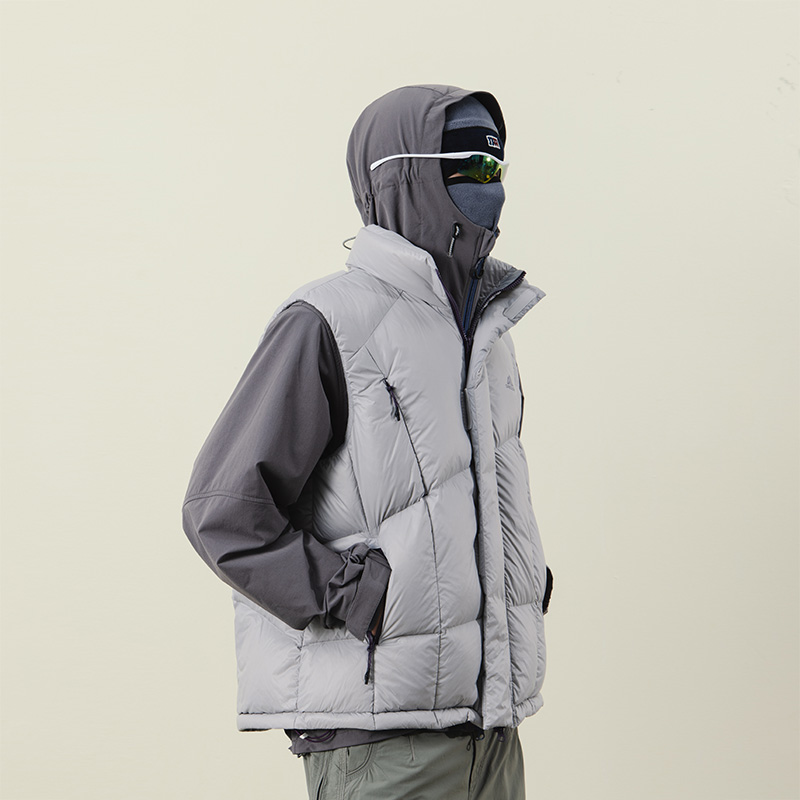 保暖服饰：格里高利 × NOTHOMME联名 飞索 700蓬白鹅绒 户外羽绒马甲 23M028 679