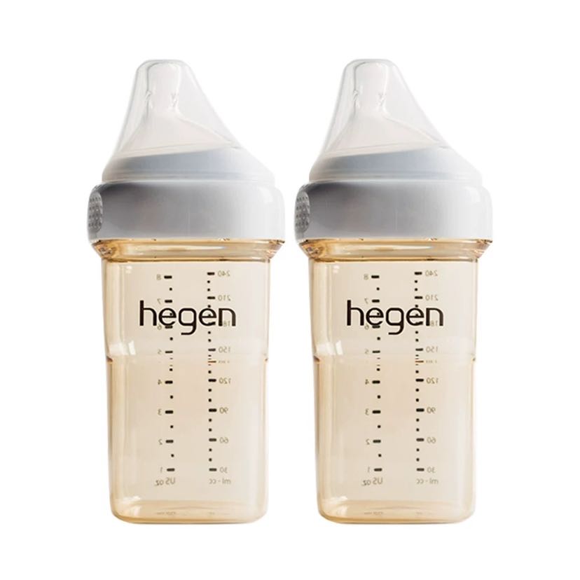 hegen 婴儿PPSU奶瓶240ml*2新生儿宝宝防胀气硅胶奶嘴正品 254.6元（需用券）