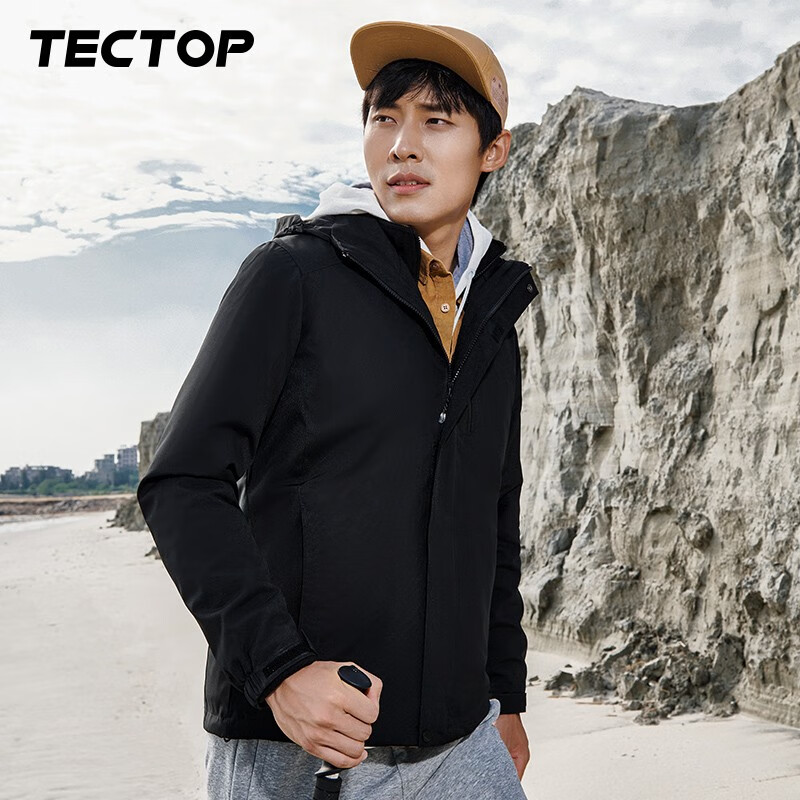 TECTOP 探拓 三合一防寒冲锋衣 清仓特价 159元（需用券）