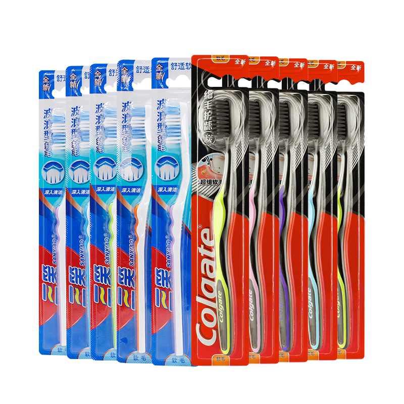 Colgate 高露洁 细毛牙刷10支 15.9元（需用券）