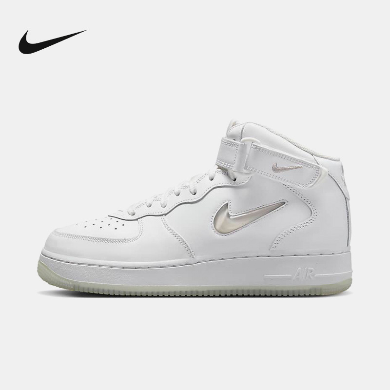 NIKE 耐克 AIR FORCE 1 AF1 纯白空军一号男子高帮板鞋DZ2672-101 463元（需用券）