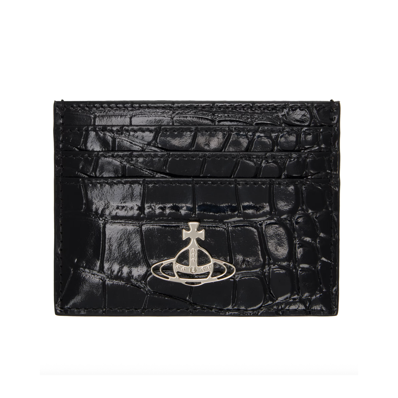 Vivienne Westwood 西太后黑色鳄鱼压纹卡包 5.7折 $88（约633.91元）
