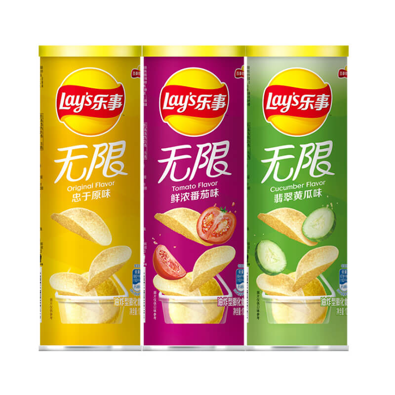 Lay's 乐事 薯片 休闲零食 104g*3组合装（原味+黄瓜味+烤肉味） 19.9元