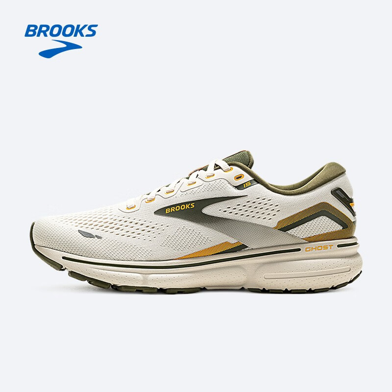 BROOKS 布鲁克斯 20点：BROOKS 布鲁克斯 Ghost 15幽灵 碳中和跑鞋 1103931D161 678元（